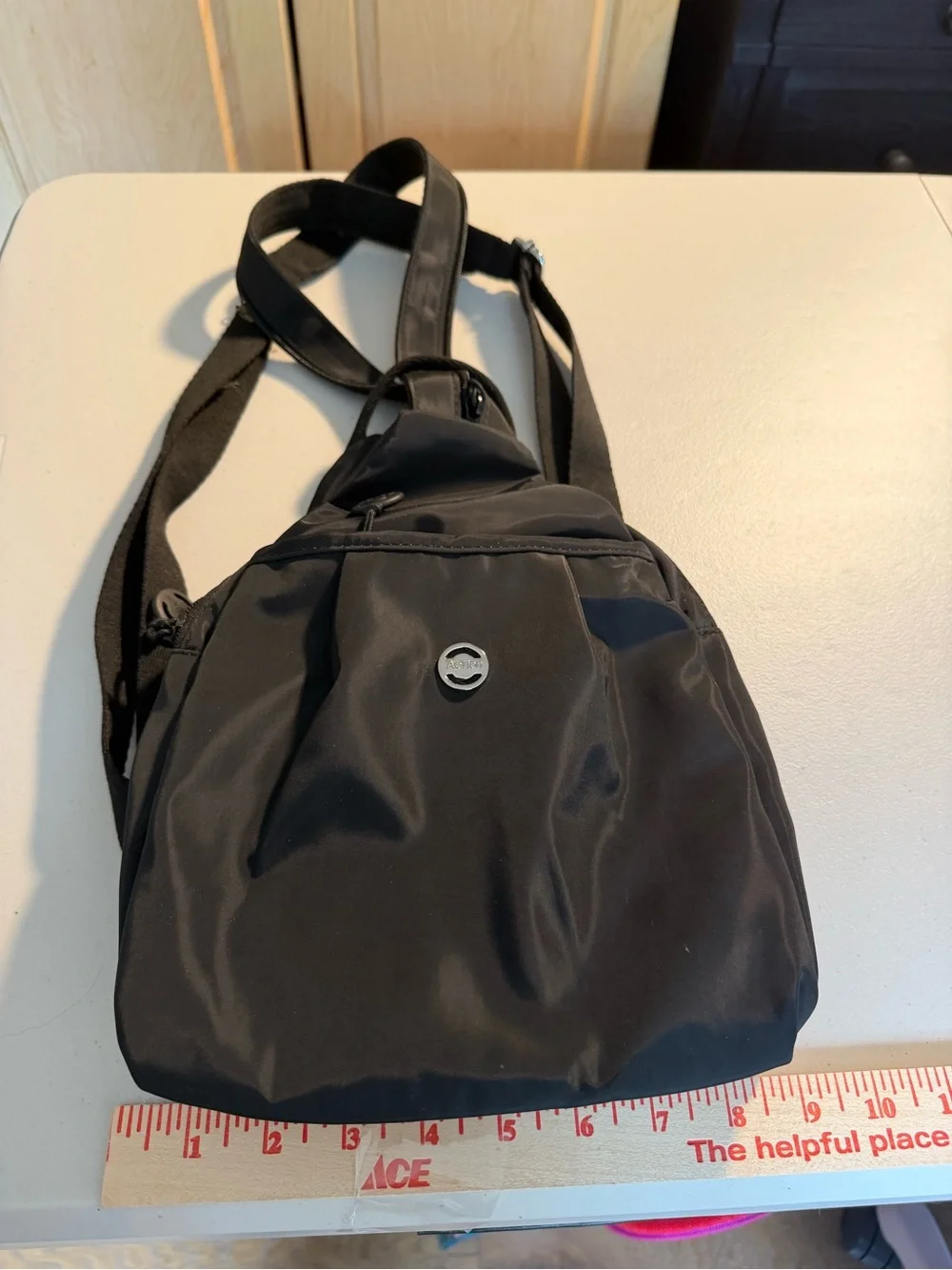 Black Sling Crossbody Bag